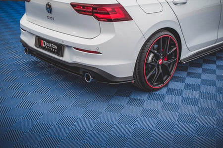 Maxton Rear Side Splitters Volkswagen Golf 8 Gti - Gloss Black