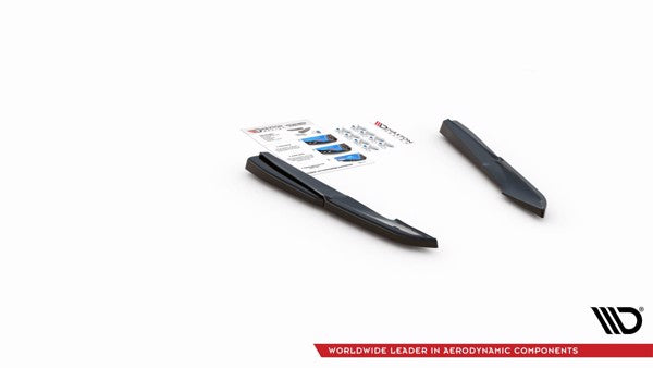 Maxton Rear Side Splitters For Audi S5 Sportback F5 Facelift - Gloss Black
