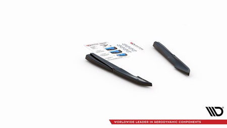 Maxton Rear Side Splitters For Audi S5 Sportback F5 Facelift - Gloss Black