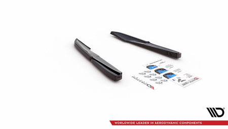 Maxton Rear Side Splitters For Audi S5 Sportback F5 Facelift - Gloss Black