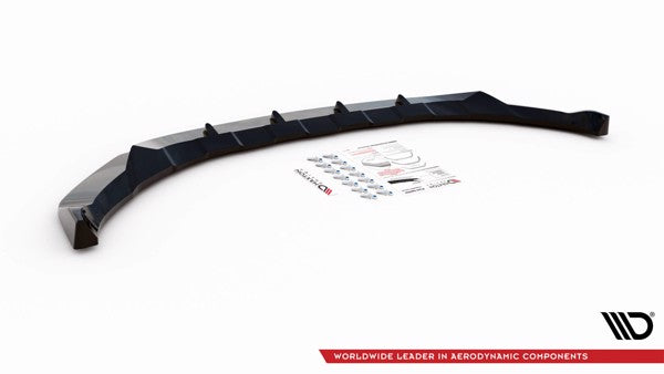 Maxton Front Splitter V.1 Volkswagen T-Roc Mk1 - Gloss Black