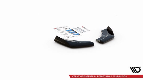 Maxton Rear Side Splitters V.1 Mercedes-Benz A W176 - Gloss Black
