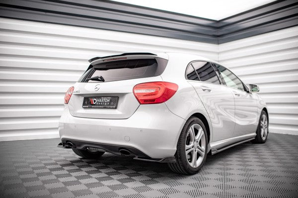 Maxton Rear Side Splitters V.1 Mercedes-Benz A W176 - Gloss Black