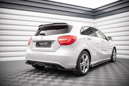 Maxton Rear Side Splitters V.1 Mercedes-Benz A W176 - Gloss Black