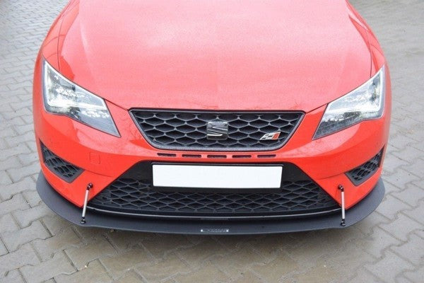 Maxton Front Racing Splitter Seat Leon Iii Cupra / Fr