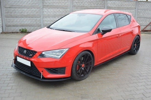 Maxton Front Racing Splitter Seat Leon Iii Cupra / Fr