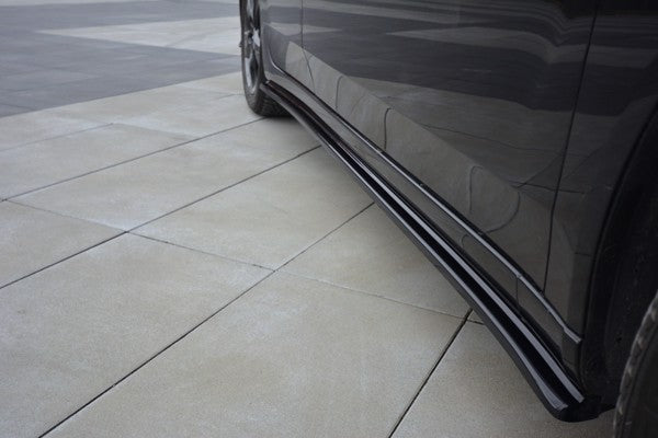 Maxton Side Skirts Diffusers Honda Accord Mk8. (Cu-Series) Preface Sedan - Gloss Black
