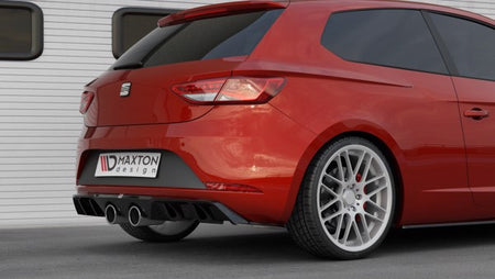 Maxton Rear Valance V.2 Seat Leon Cupra Mk3 Fl Hatchback - Gloss Black