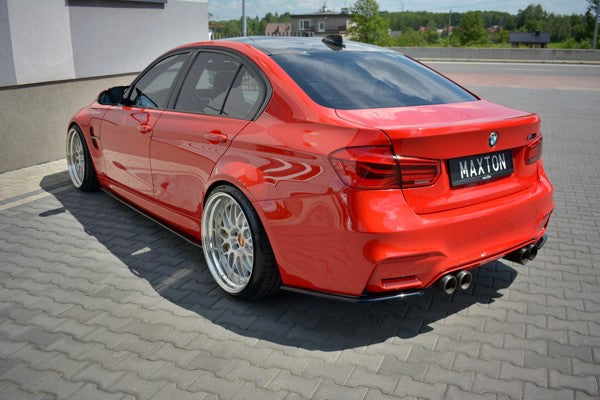 Maxton Side Skirts Diffusers V.1 BMW M3 F80 - Gloss Black