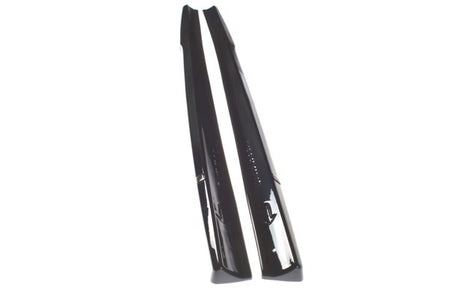 Maxton Side Skirts Diffusers Audi S3 / A3 S-Line 8V / 8V Fl Hatchback - Gloss Black