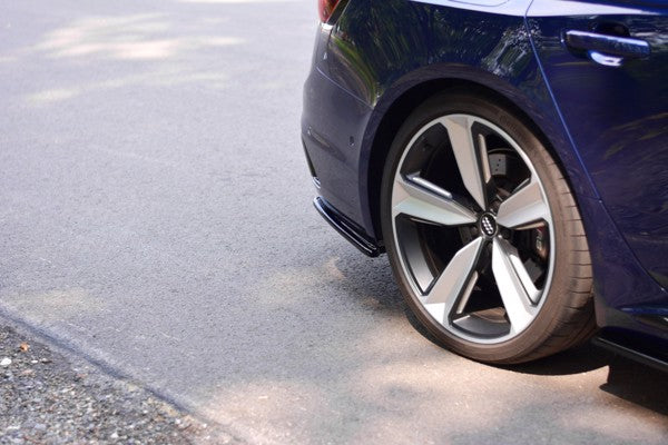 Maxton Rear Side Splitters Audi RS4 B9 Avant - Gloss Black