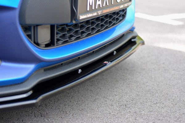 Maxton Front Splitter V.1 Suzuki Swift 6 Sport - Gloss Black