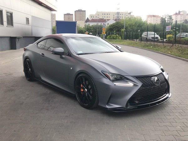 Maxton Front Splitter V.1 Lexus Rc - Gloss Black