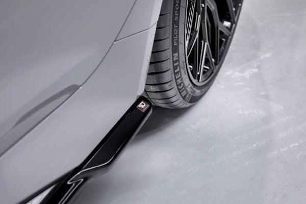 Maxton Side Skirts Diffusers V.1 Audi RS6 C8 / RS7 C8 - Gloss Black