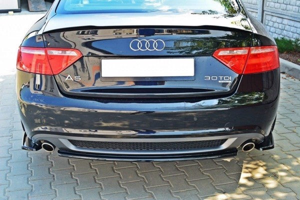 Maxton Rear Side Splitters Audi A5 S-Line - Gloss Black