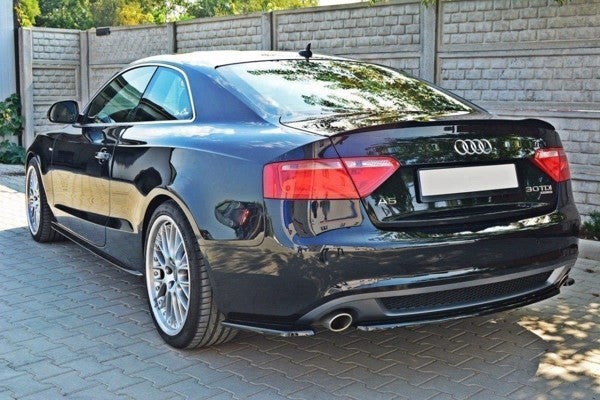 Maxton Rear Side Splitters Audi A5 S-Line - Gloss Black