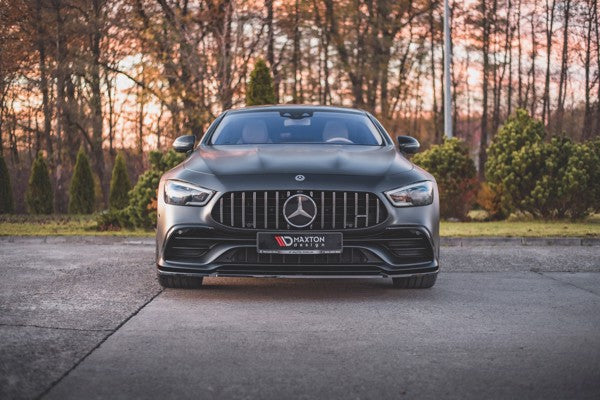 Maxton Front Splitter V.2 Mercedes-Amg Gt 53 4-Door Coupe - Gloss Black