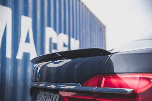 Maxton Spoiler Cap For BMW 7 M-Pack G11 - Gloss Black