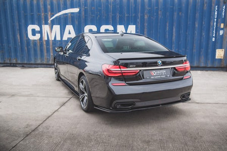Maxton Spoiler Cap For BMW 7 M-Pack G11 - Gloss Black