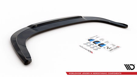 Maxton Central Rear Splitter For Skoda Kodiaq Mk1 Facelift - Gloss Black