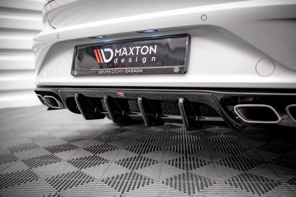 Maxton Rear Valance Volkswagen Arteon R - Gloss Black