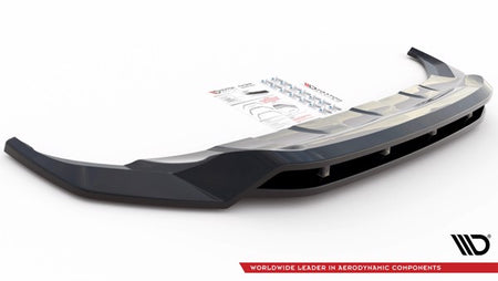 Maxton Front Splitter Volkswagen Touareg R-Line Mk3 - Gloss Black