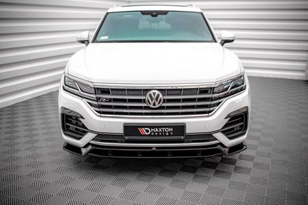 Maxton Front Splitter Volkswagen Touareg R-Line Mk3 - Gloss Black