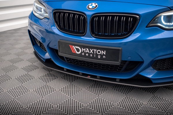 Maxton Street Pro Front Splitter BMW 2 M-Pack F22 - Black