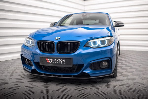 Maxton Street Pro Front Splitter BMW 2 M-Pack F22 - Black