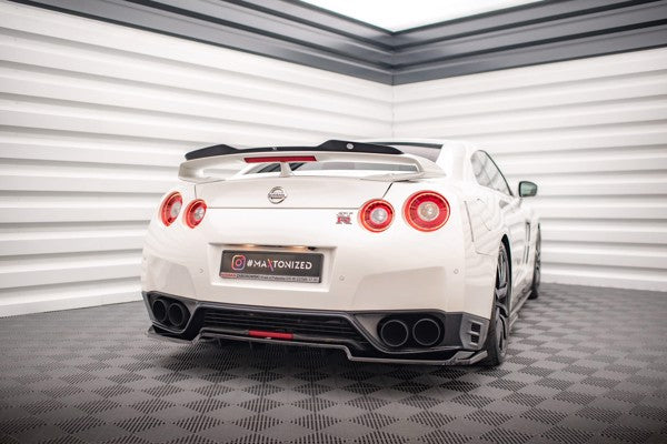Maxton Spoiler Cap Nissan Gtr R35 Facelift - Gloss Black