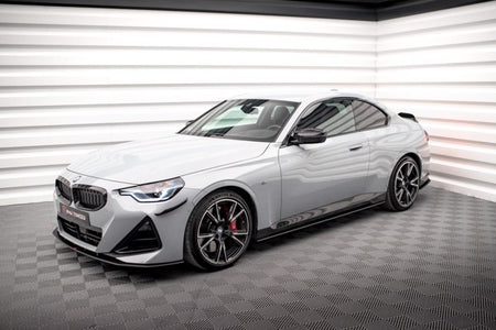 Maxton Street Pro Side Skirts Diffusers BMW 2 Coupe M-Pack / M240I G42 - Black