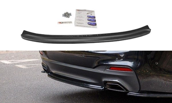 Maxton Central Rear Splitter For BMW 5 G30/ G31 M-Pack - Gloss Black