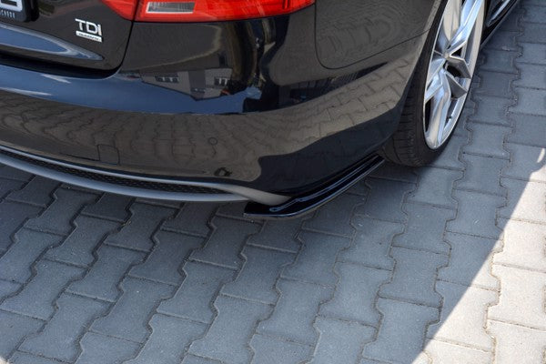 Maxton Rear Side Splitters Audi A5 S-Line 8T Fl Sportback  - Gloss Black