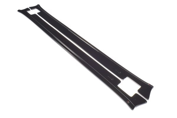 Maxton Side Skirts Diffusers V.1 Tesla Model X - Gloss Black