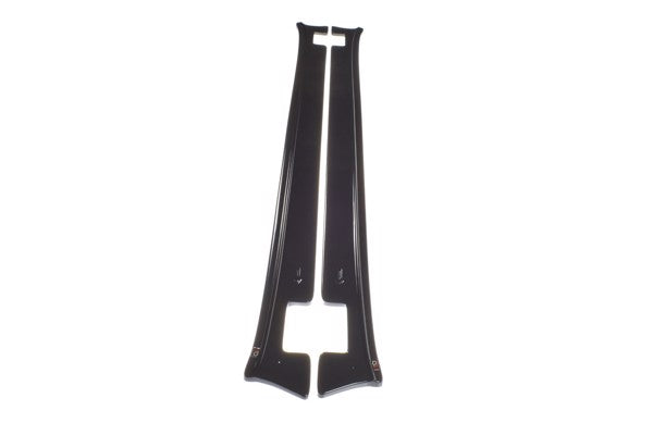 Maxton Side Skirts Diffusers V.1 Tesla Model X - Gloss Black