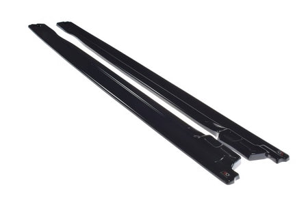 Maxton Side Skirts Diffusers Audi Sq5/Q5 S-Line Mkii - Gloss Black