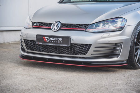 Maxton Racing Durability Front Splitter VW Golf 7 Gti - Black