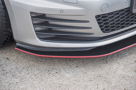 Maxton Racing Durability Front Splitter VW Golf 7 Gti - Black