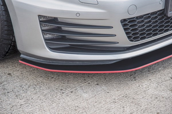 Maxton Racing Durability Front Splitter VW Golf 7 Gti - Black