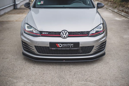 Maxton Racing Durability Front Splitter VW Golf 7 Gti - Black