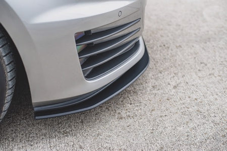 Maxton Racing Durability Front Splitter VW Golf 7 Gti - Black