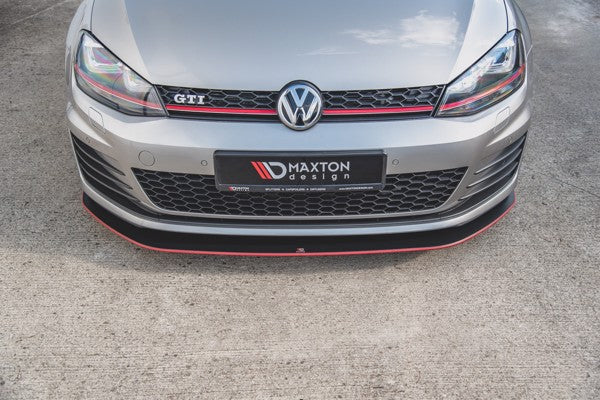Maxton Racing Durability Front Splitter VW Golf 7 Gti - Black