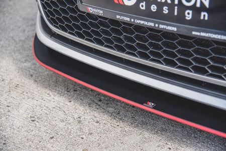 Maxton Racing Durability Front Splitter VW Golf 7 Gti - Black