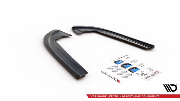 Maxton Rear Side Splitters V.1 Ford Mondeo St-Line Mk5 Facelift - Gloss Black