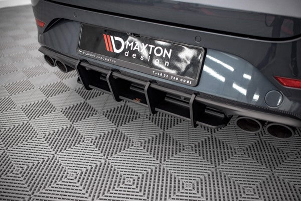 Maxton Street Pro Rear Diffuser Cupra Leon - Black