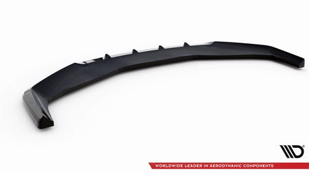 Maxton Front Splitter V.1 BMW 7 M-Pack / M760E G70 - Gloss Black