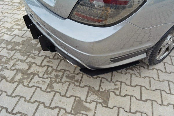 Maxton Mercedes C W204 Amg-Line (Facelift) Rear Diffuser & Rear Side Splitters