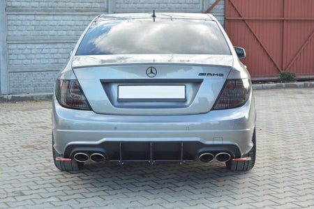 Maxton Mercedes C W204 Amg-Line (Facelift) Rear Diffuser & Rear Side Splitters