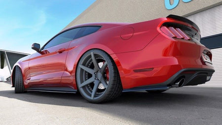 Maxton Side Skirts Diffuseur Ford Mustang Mk6 - Gloss Black