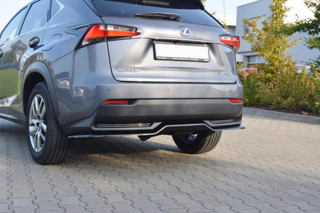 Maxton Central Rear Splitter Lexus Nx Mk1 H (Without Vertical Bars) - Gloss Black